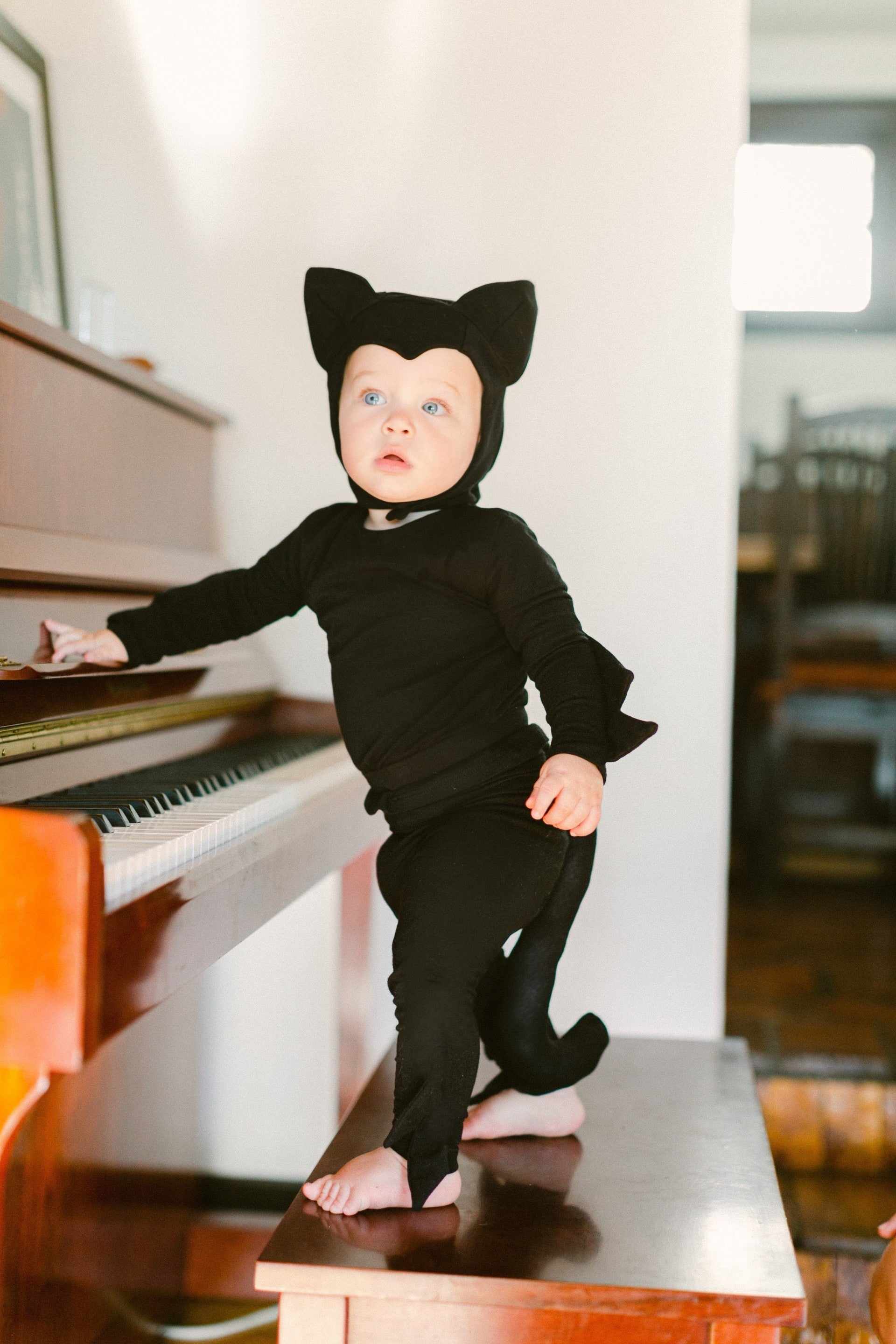 Black Cat Pajama Costume