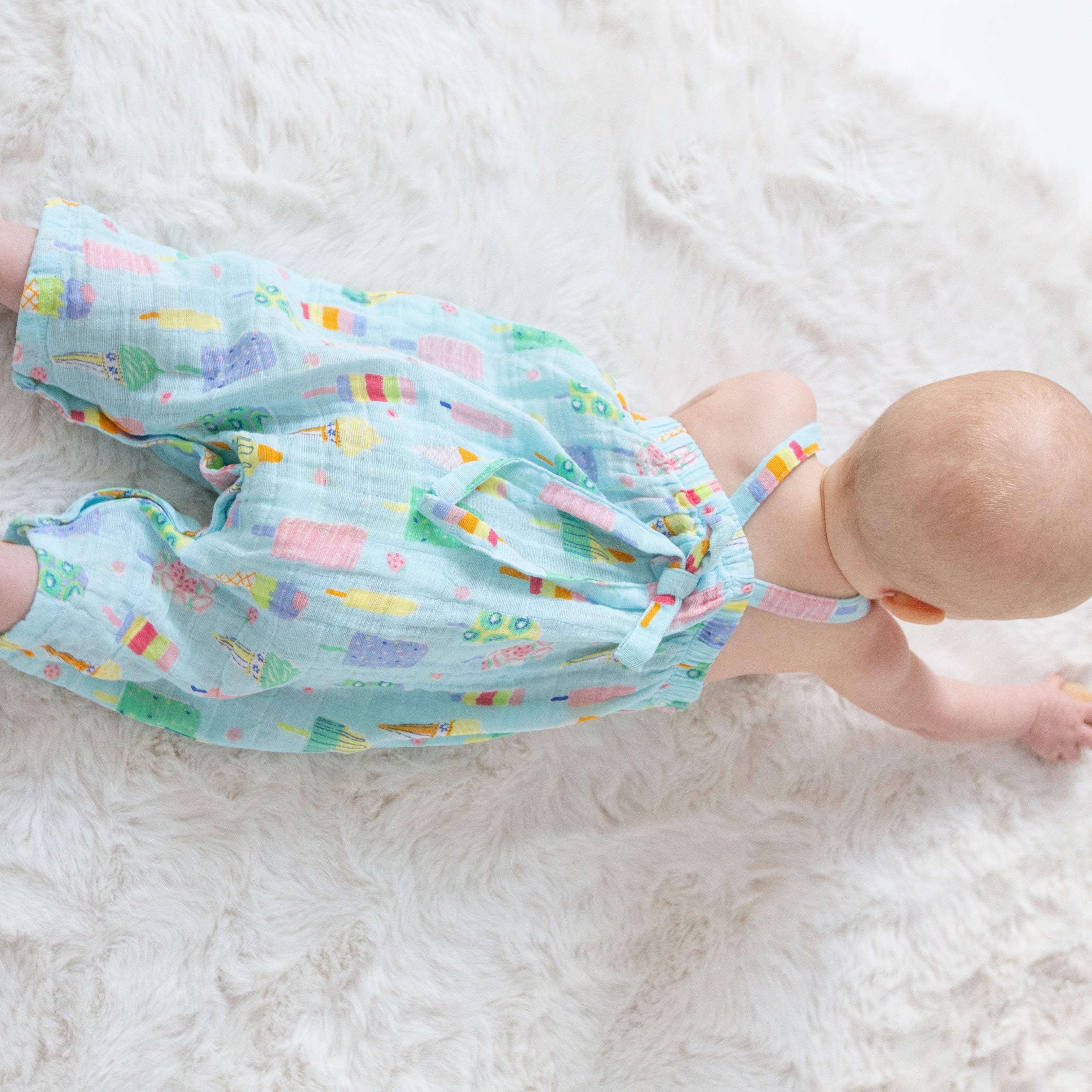 Tie Back Romper - Fruit Dream Popsicles