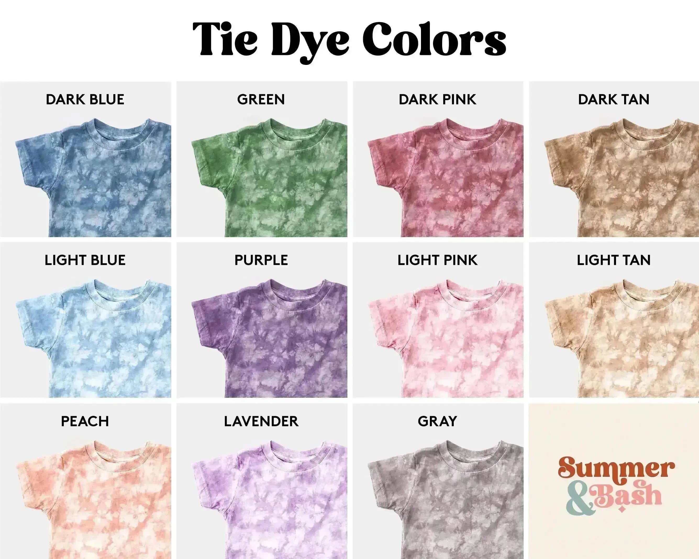 Custom Tie Dye Mama And Mini Matching Shirts