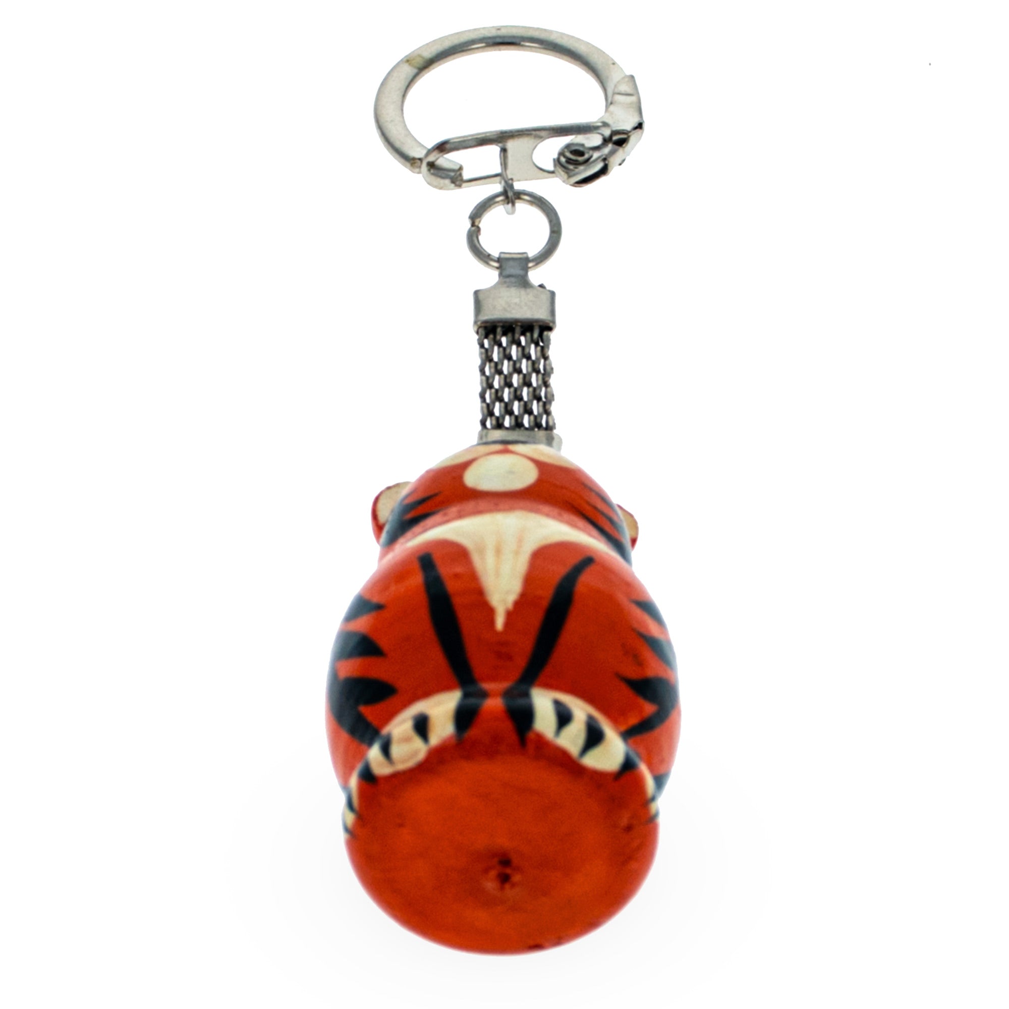 Tiger Wooden Key Chains 4 Inches