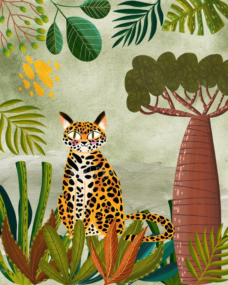 Nursery Safari Prints - Luster Paper Nursery Wall Art Prints