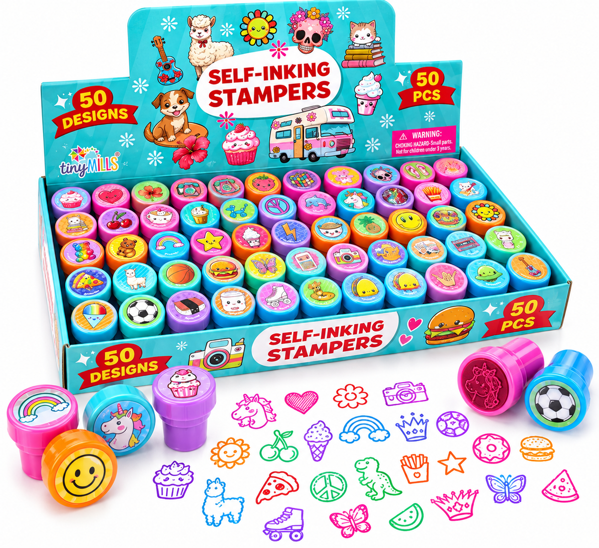 50 Pc Assorted Designs Stampers