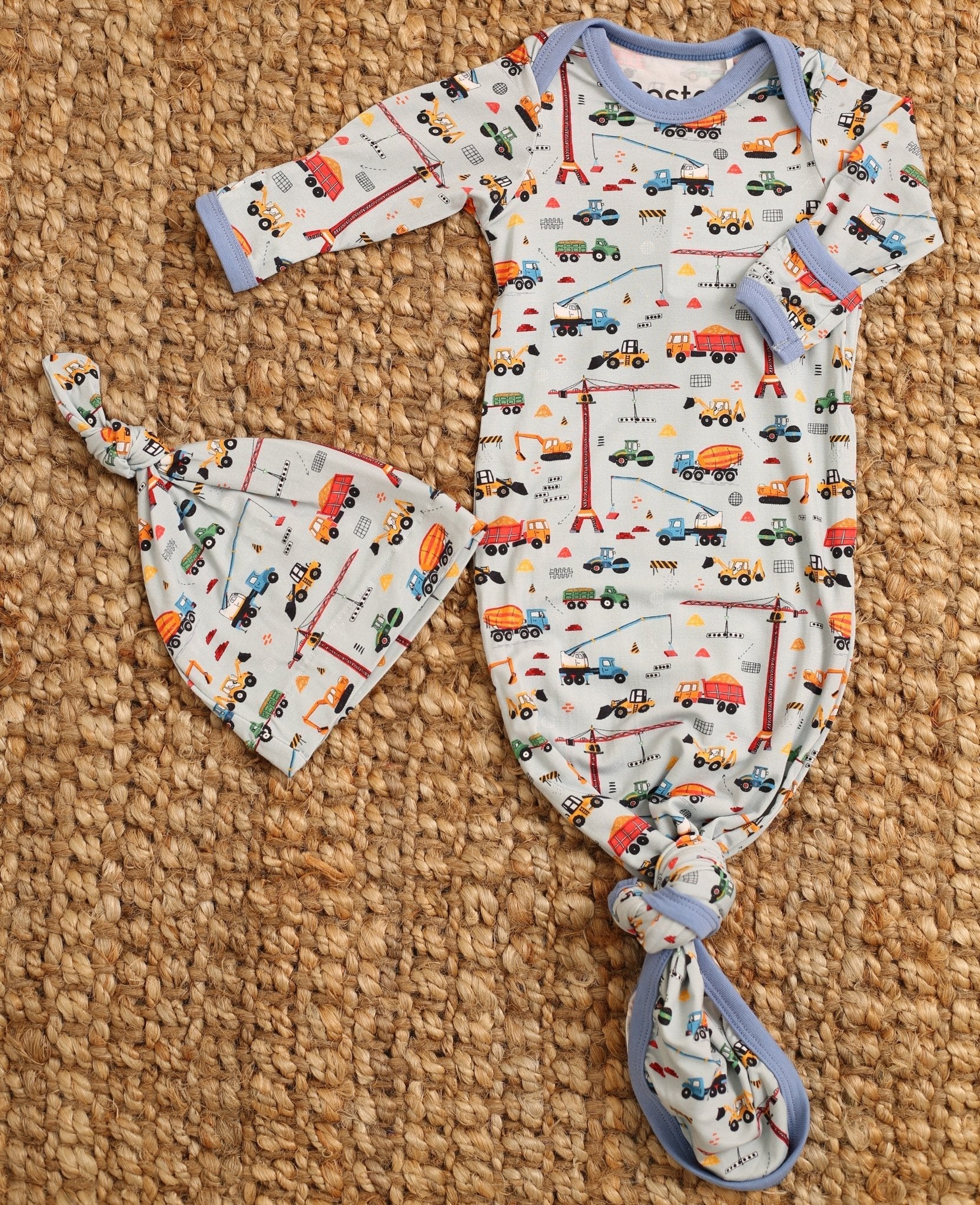 Tiny Trucker Gown & Hat