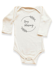 Tiny Blessing Organic Cotton Baby Bodysuit Long Sleeve