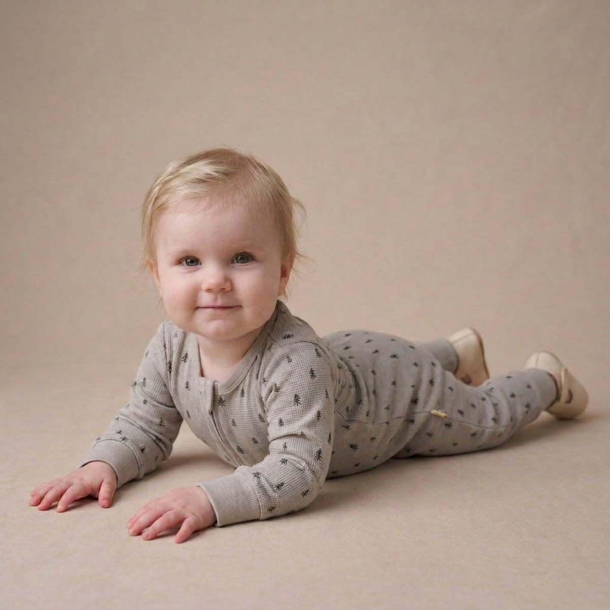 Organic 2-way Zip Romper - Tiny Pines