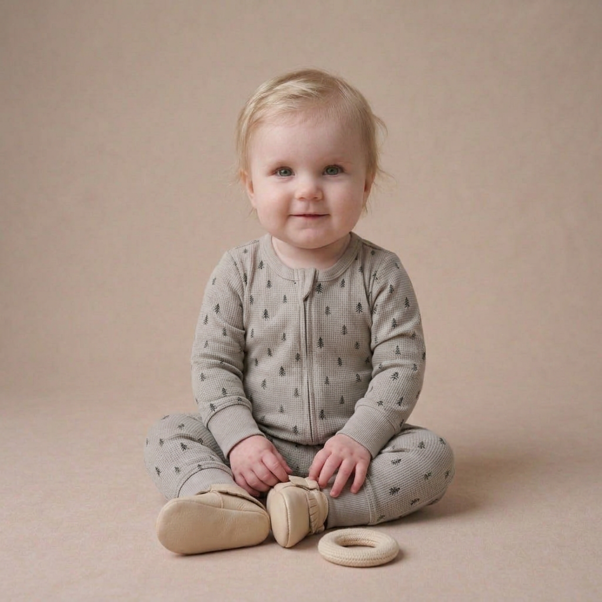 Organic 2-way Zip Romper - Tiny Pines