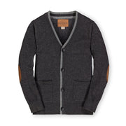 Organic Tipped Cardigan With Elbow Patches - Baby