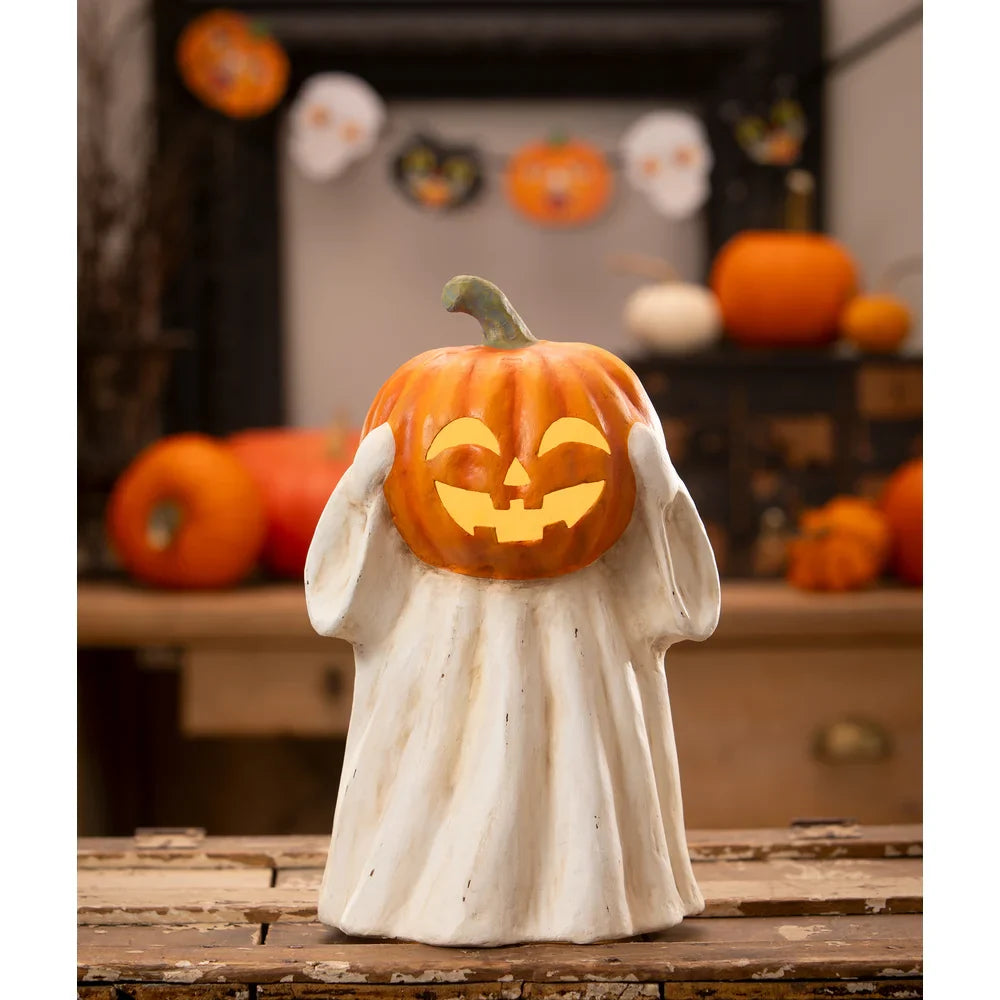 Ghost Jack 'o Lantern By Bethany Lowe Designs