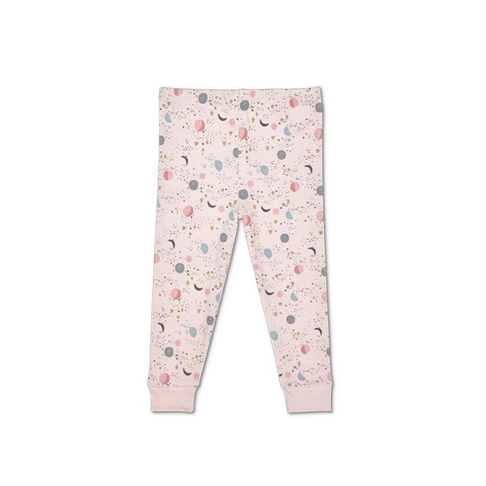 Organic Cotton Pajama - Pink Moon & Stars