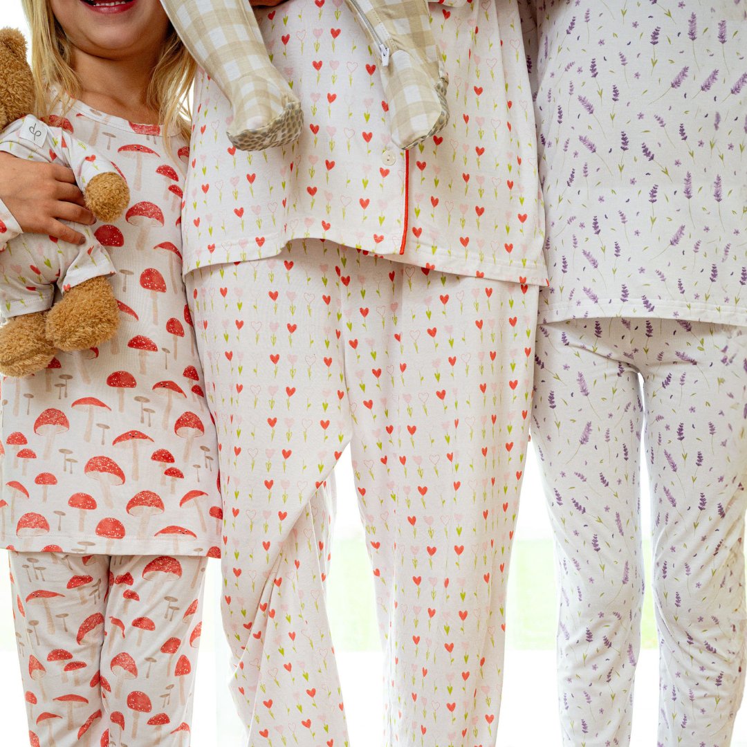 Toddler Pajama Set In French Lavender