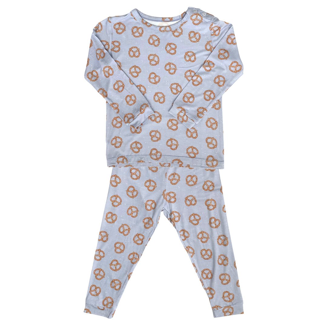Toddler Pajama Set In Pretzel Twists