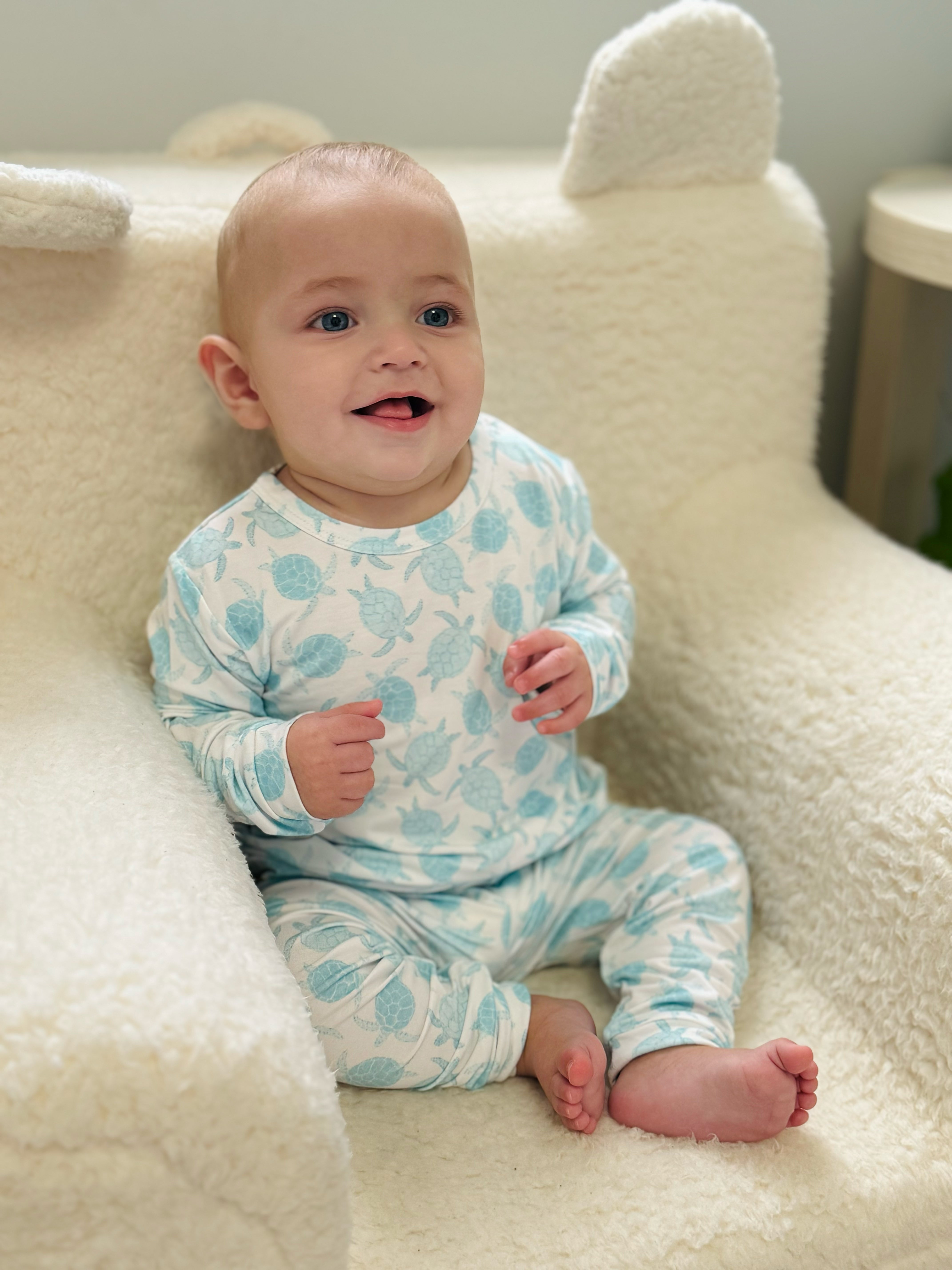 Toddler Pajama Set In Turtley Awesome