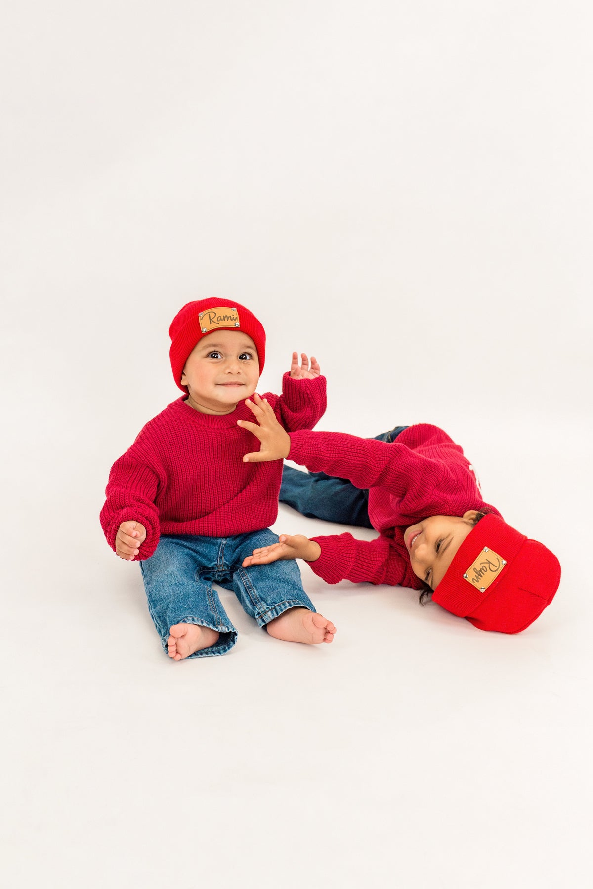 Custom Name Knit Baby Hats | Soft Personalized Beanies