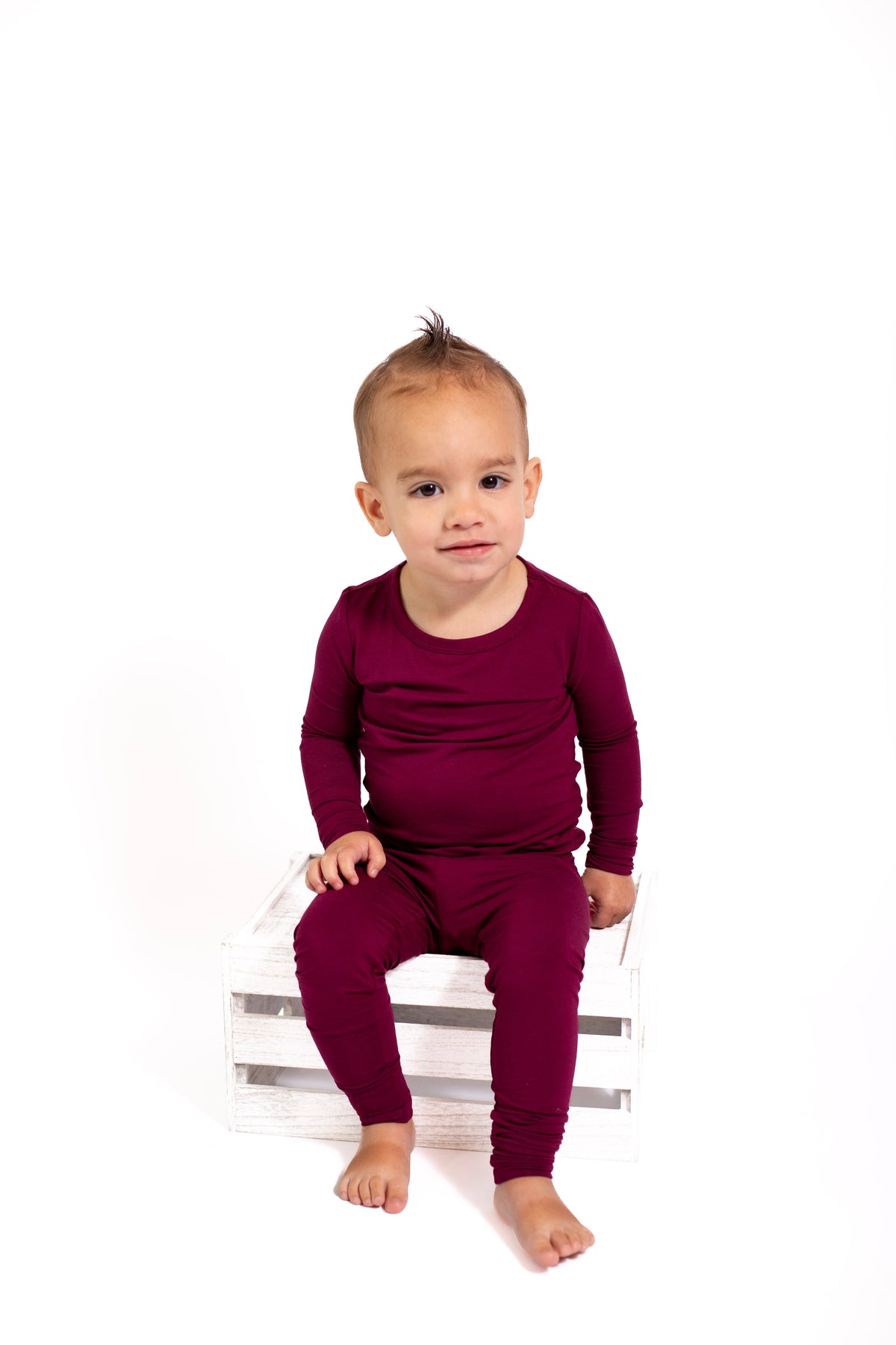 Maroon Bamboo 2-piece Pajamas | Soft & Breathable Sleepwear