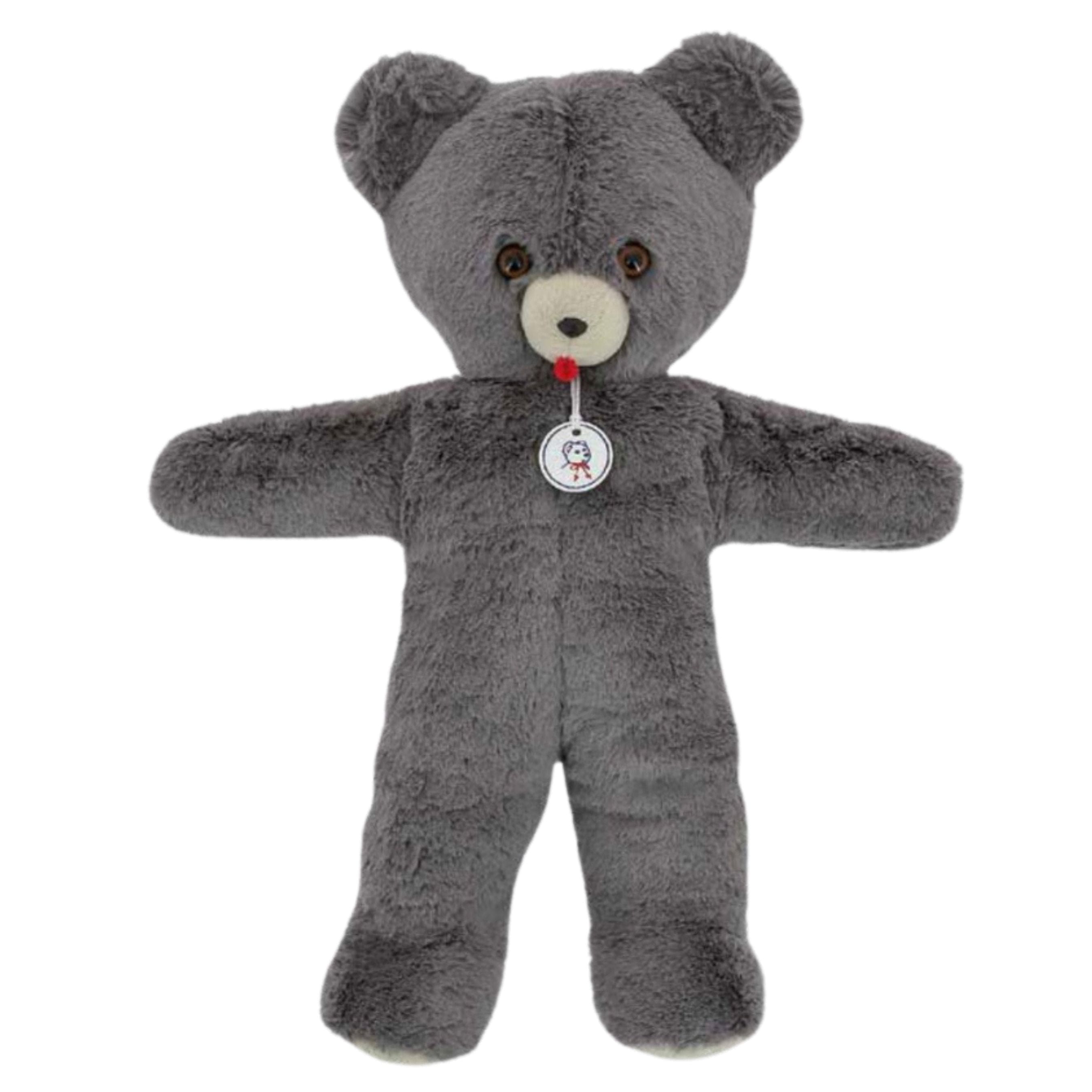 Toinou | Grey Plush Bear Toy (33cm) - Made In France