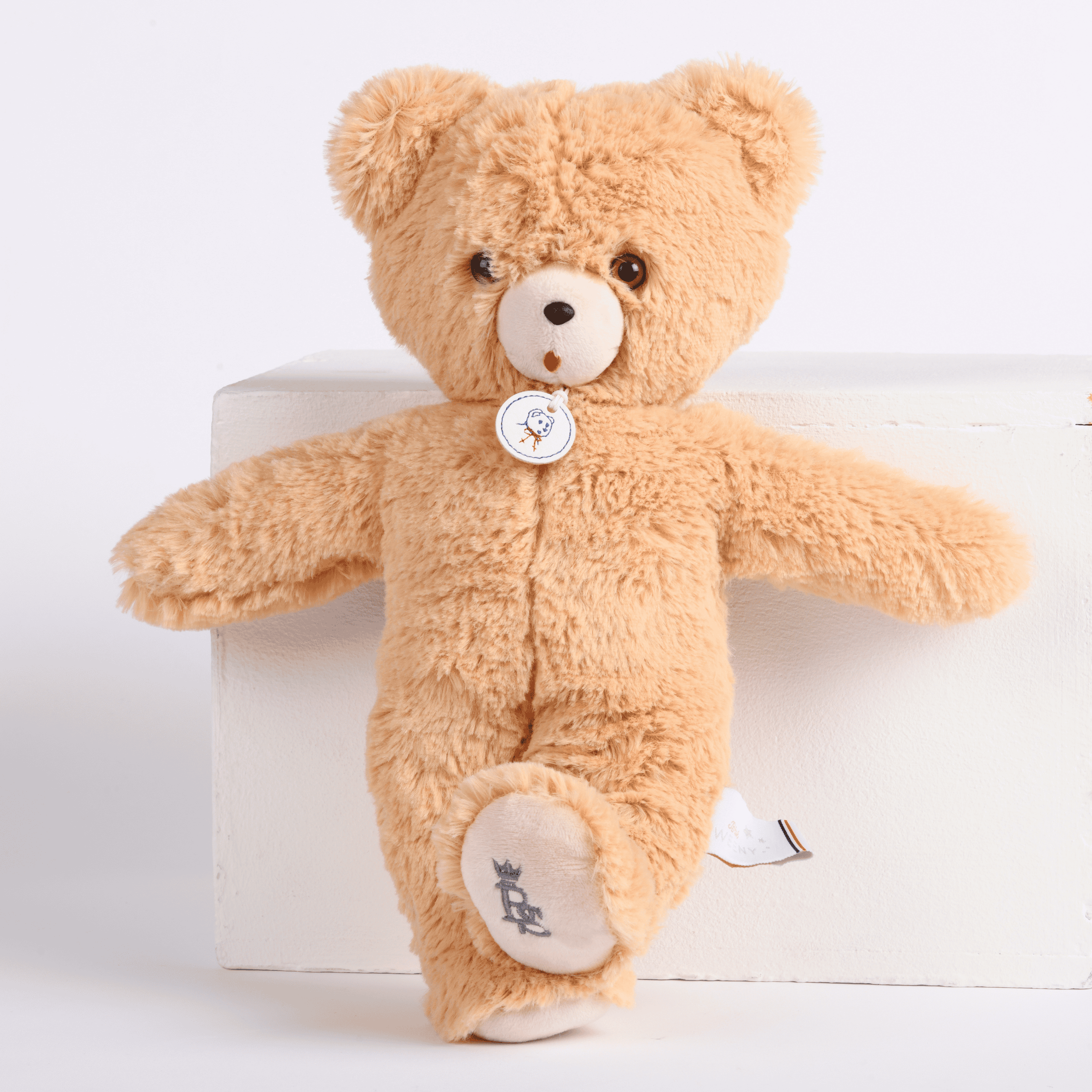 Toinou | Brown Plush Bear Toy (33cm) - Made In France