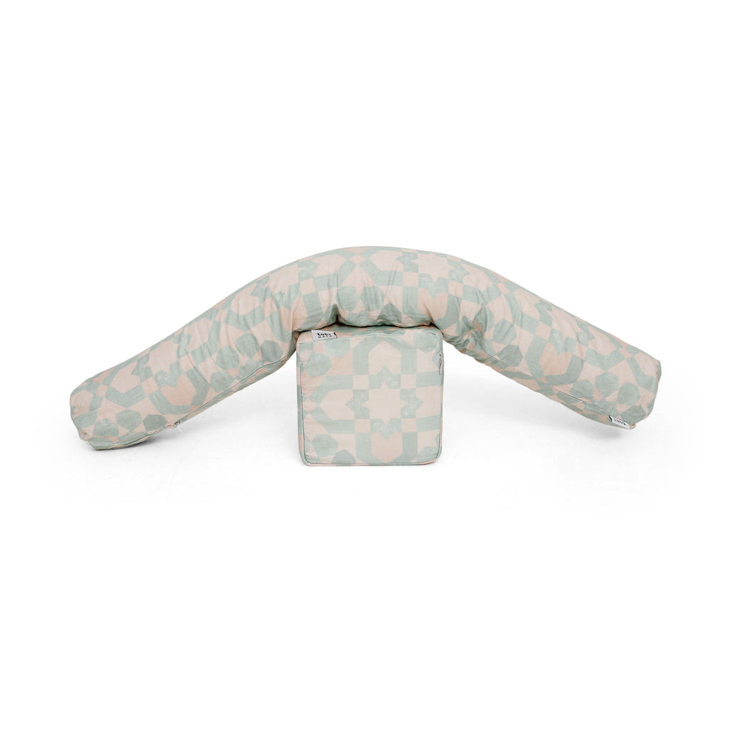 Green Tile Support Pillow