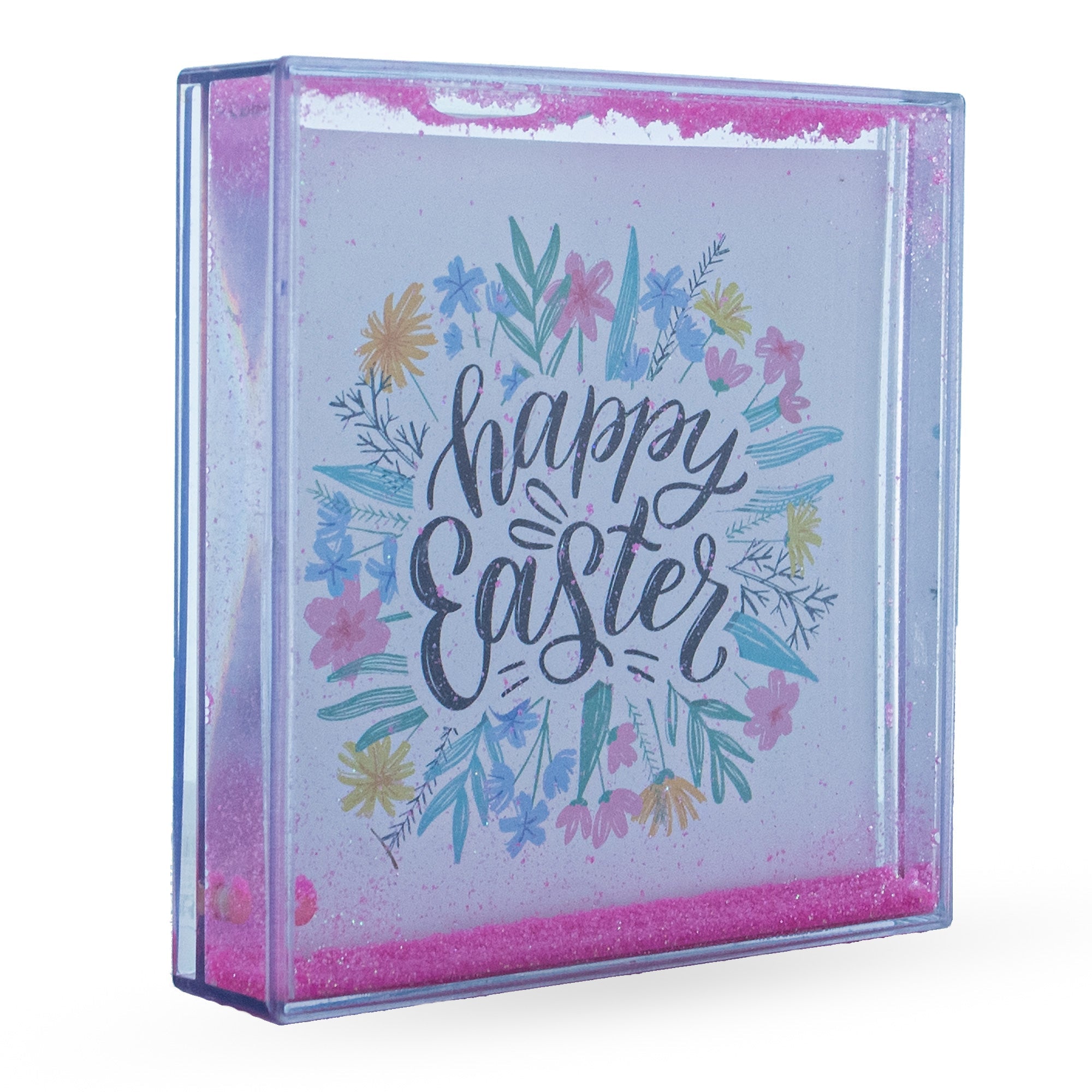 Square Glitter Water Picture Frame: Enchanting And Sparkling