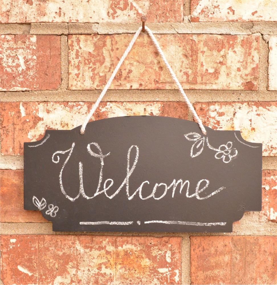 Blackboard, Erasable Hanging Chalkboard- Sign Display Board 12 Inch Wide