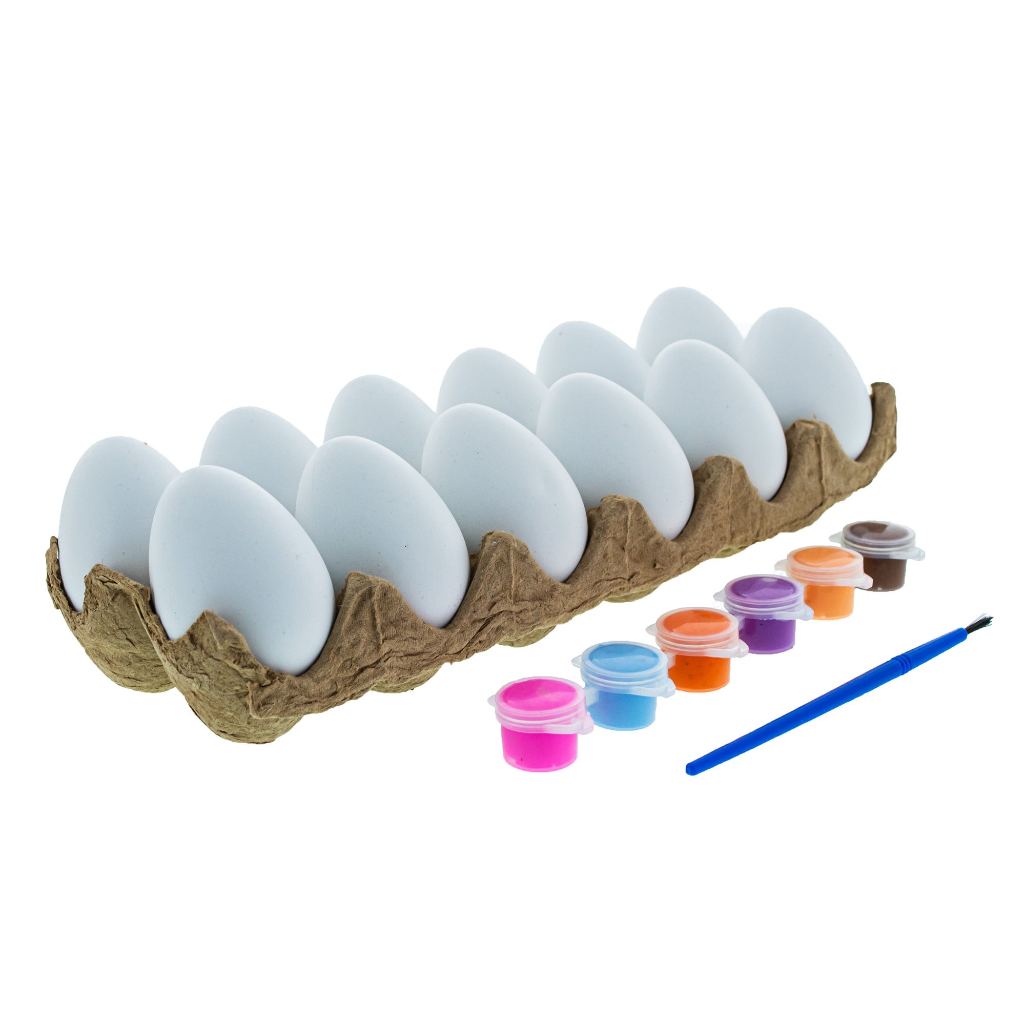 Vibrant Easter Egg Decorating Kit: Set Of 12 Plastic Eggs