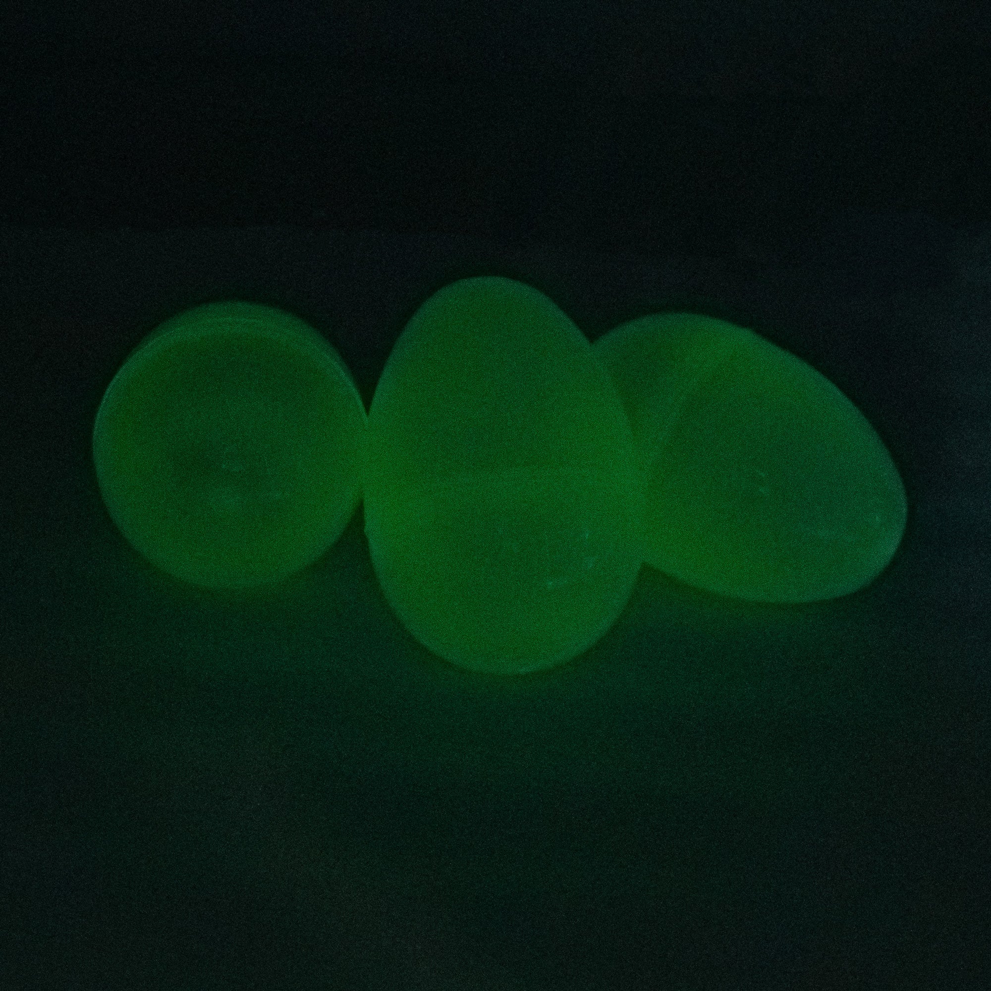 Glow In The Dark: Set Of 24 Noctilucent Fillable Easter Eggs, Each 3.15 Inches