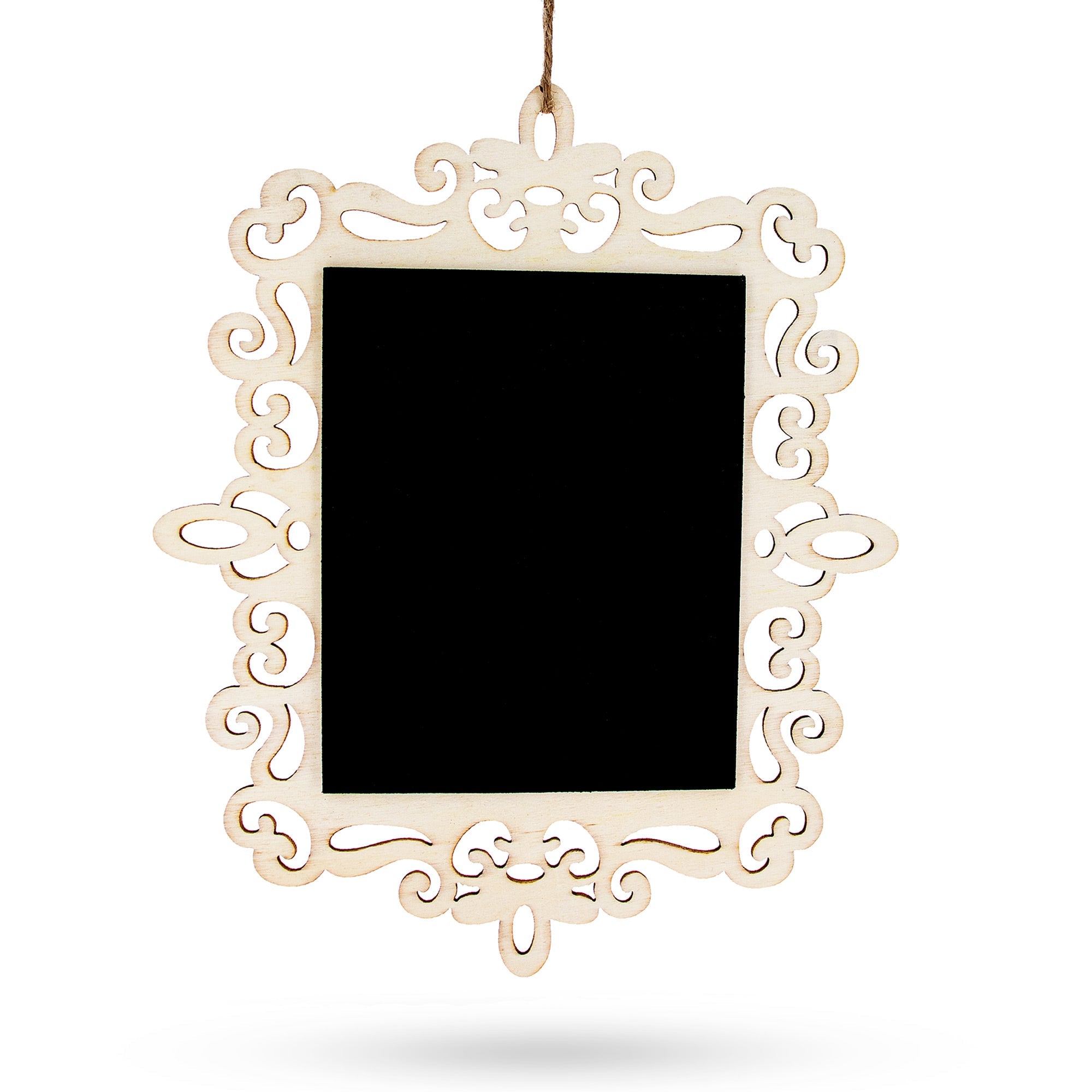 Blackboard, Erasable Hanging Chalkboard Ornament- Sign Display Board 8 Inch Wide