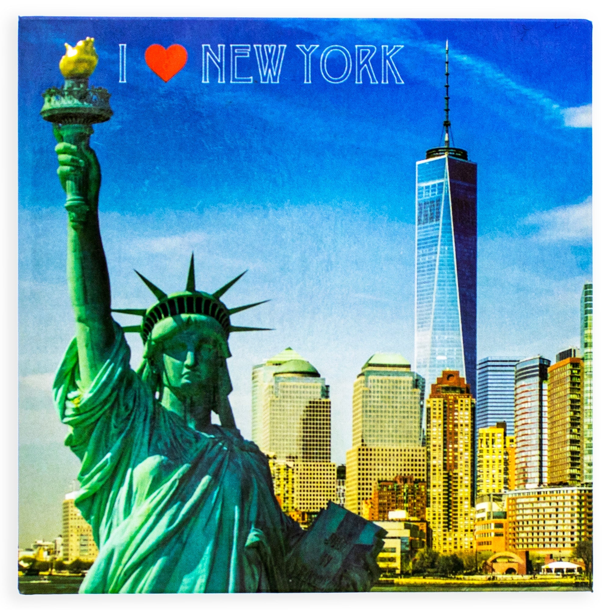 "statue Of Liberty: I Love New York" Refrigerator Magnet