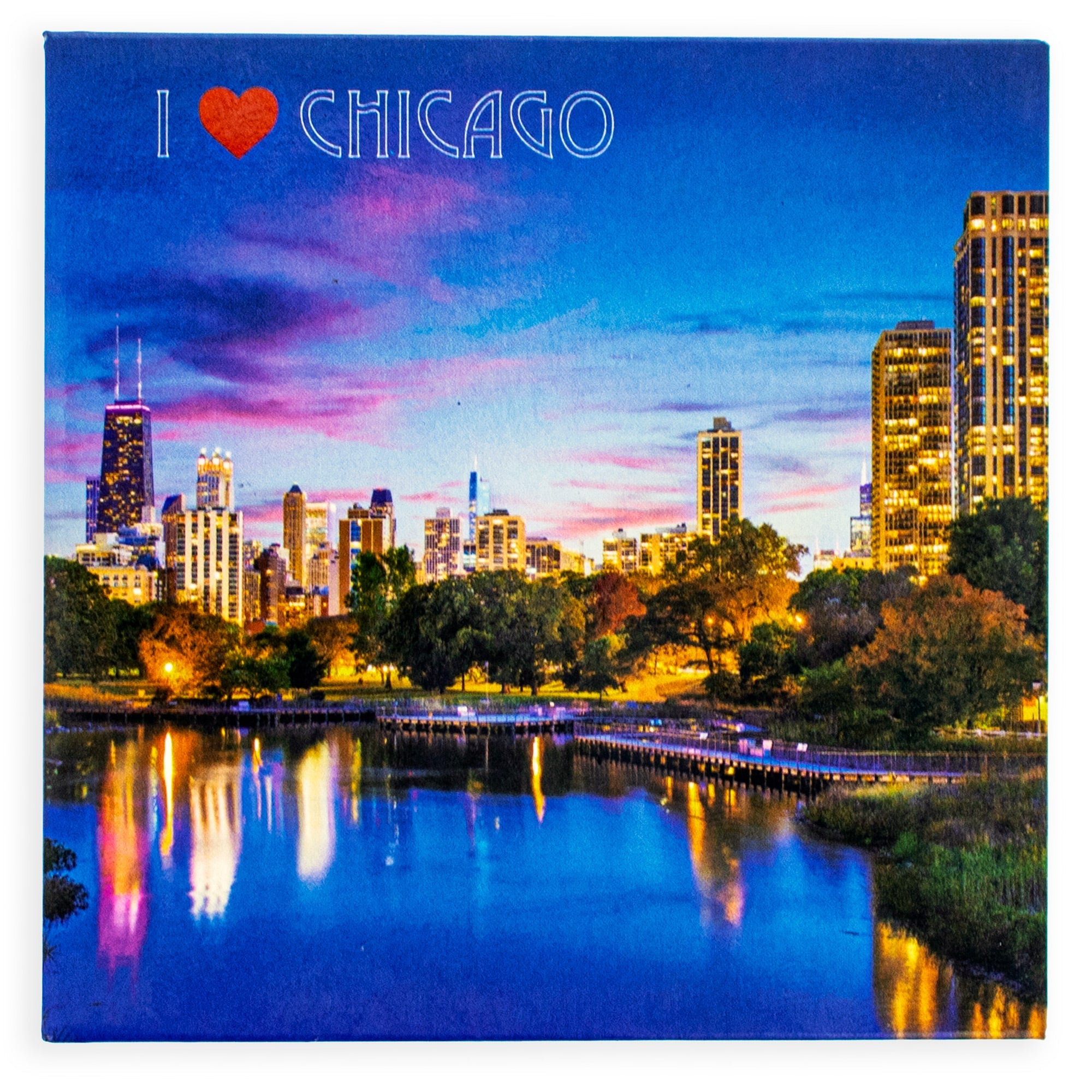 "i Love Chicago" Souvenir Fridge Magnet