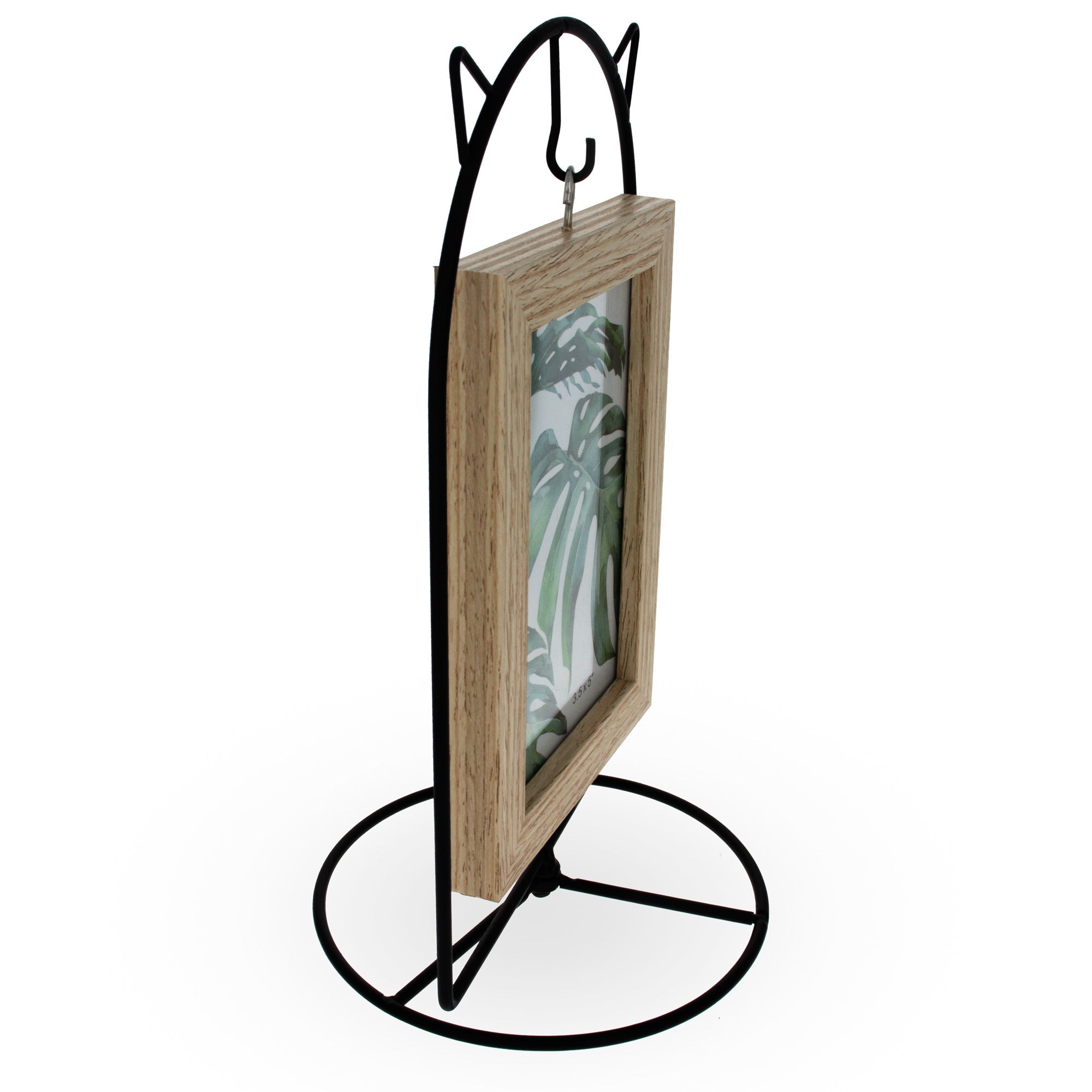 Black Cat-shaped Picture Frame And Ornament Stand