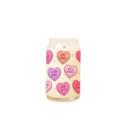 Can Glass Candle - Candy Hearts
