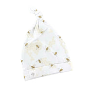 Top Knot Hat In Busy Bees