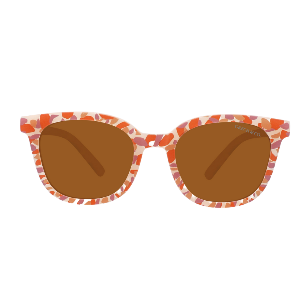 Classic Wayfarer Sustainable Sunglasses | Bio-based · Bendable · Polarized | Child | 3-8 Y | Tortoise  Bloom