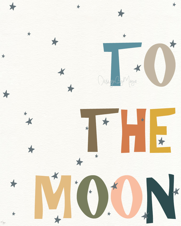 Solar System Prints - Luster Paper Nursery Wall Art Prints