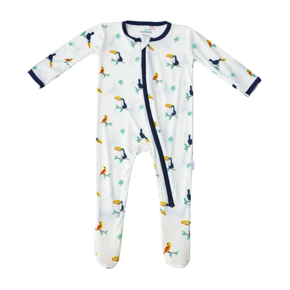 Toucan Zippered Footie