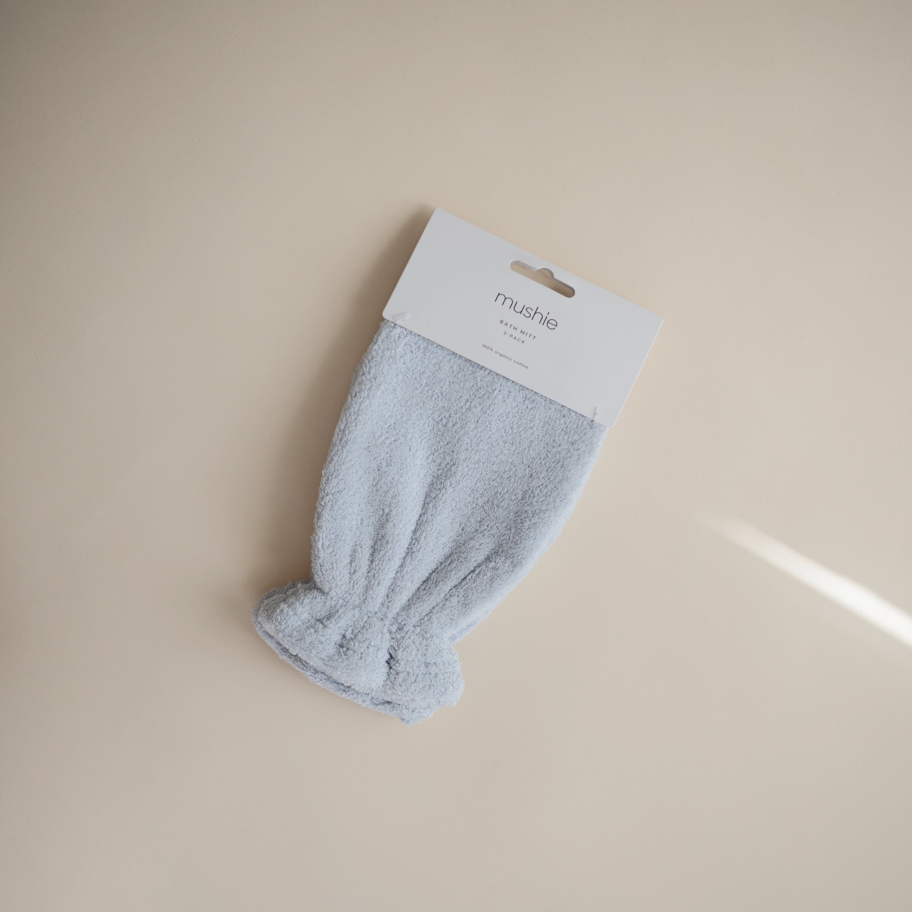 Organic Cotton Bath Mitt 2-pack