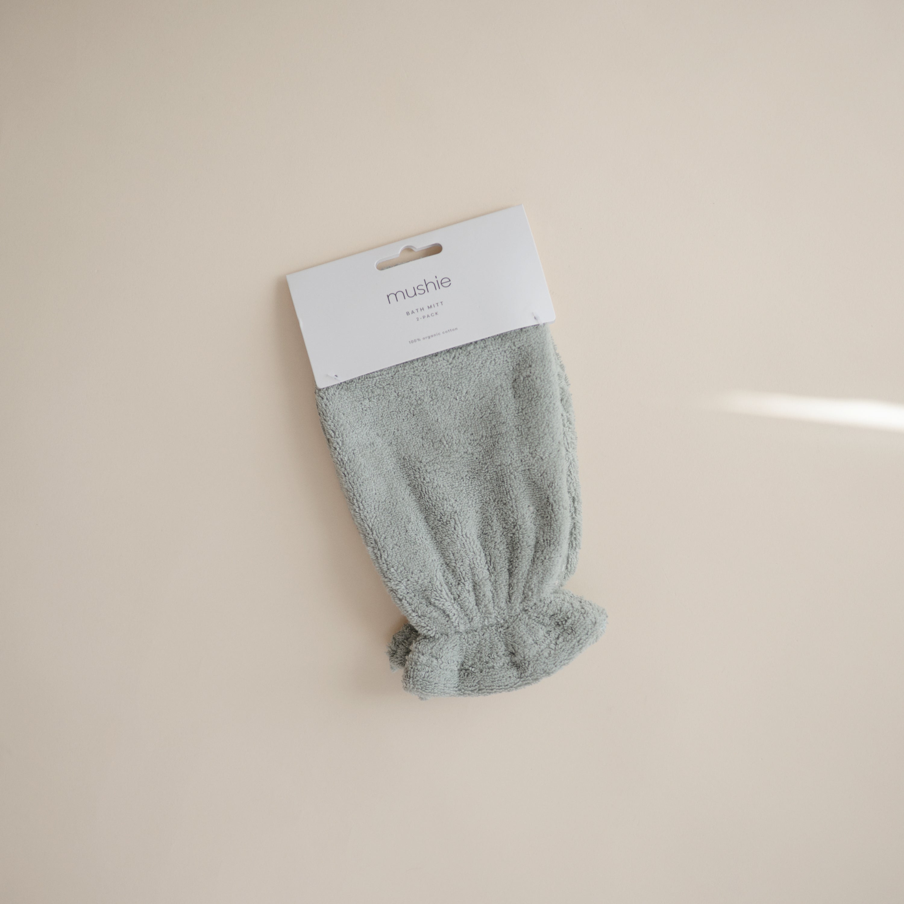 Organic Cotton Bath Mitt 2-pack