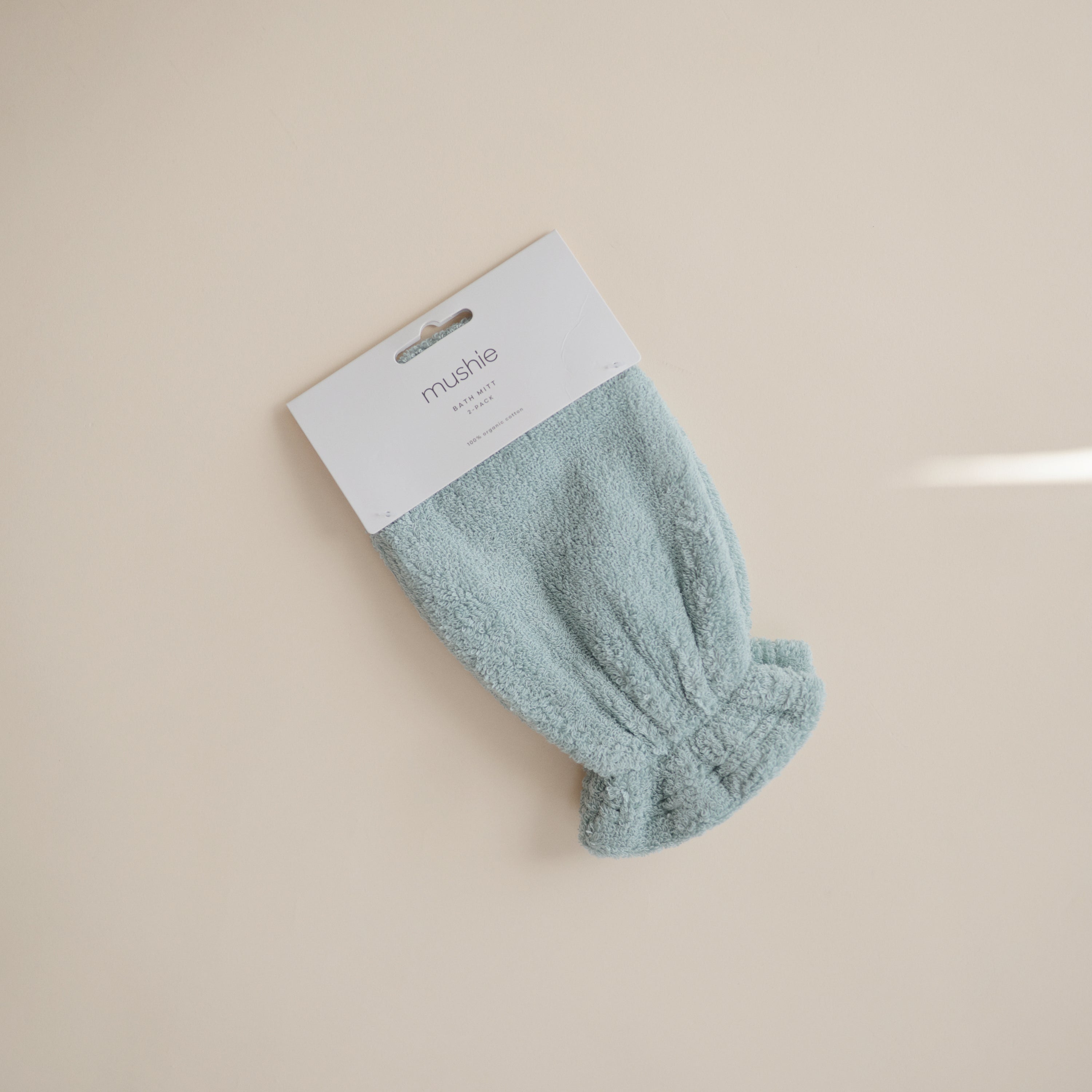 Organic Cotton Bath Mitt 2-pack