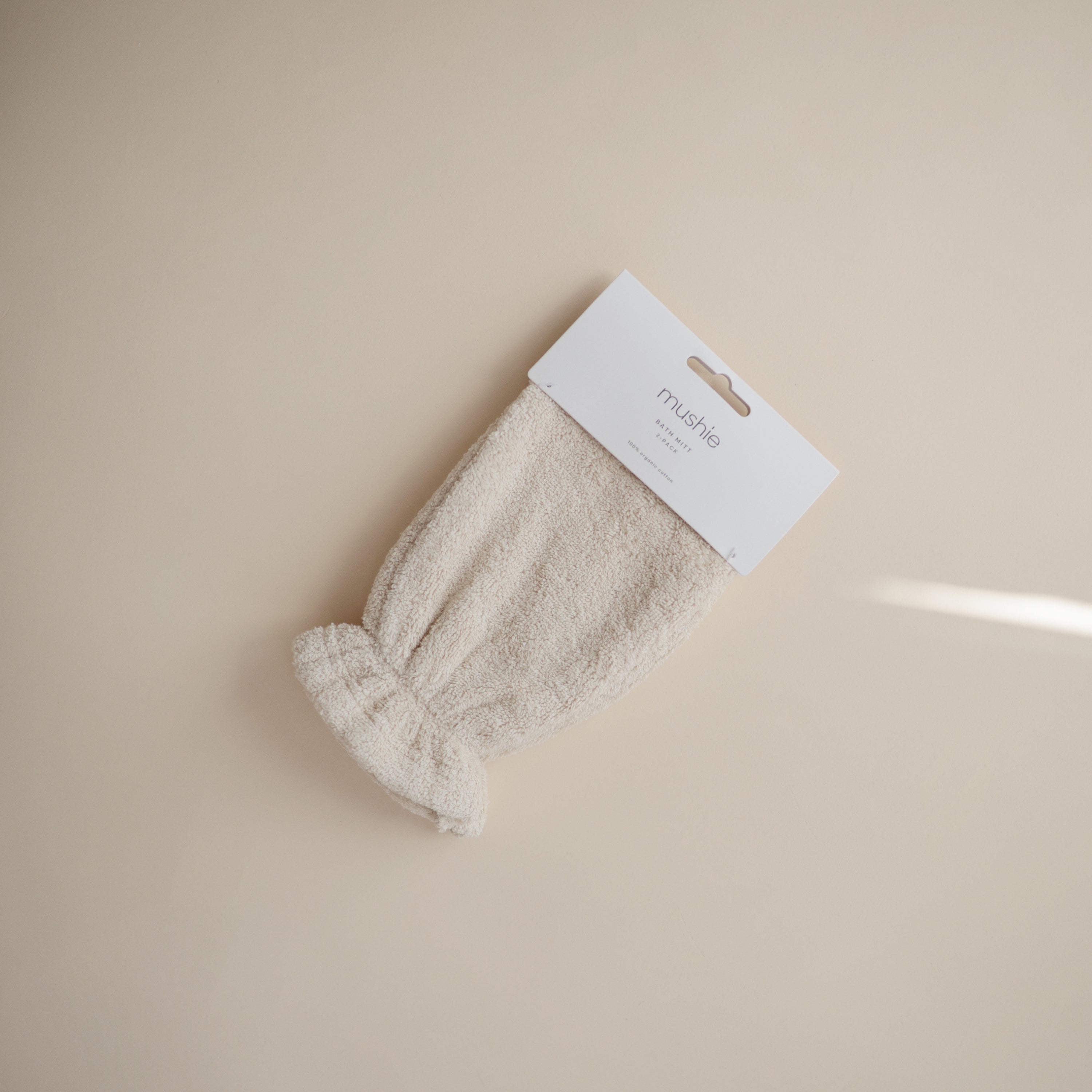 Organic Cotton Bath Mitt 2-pack