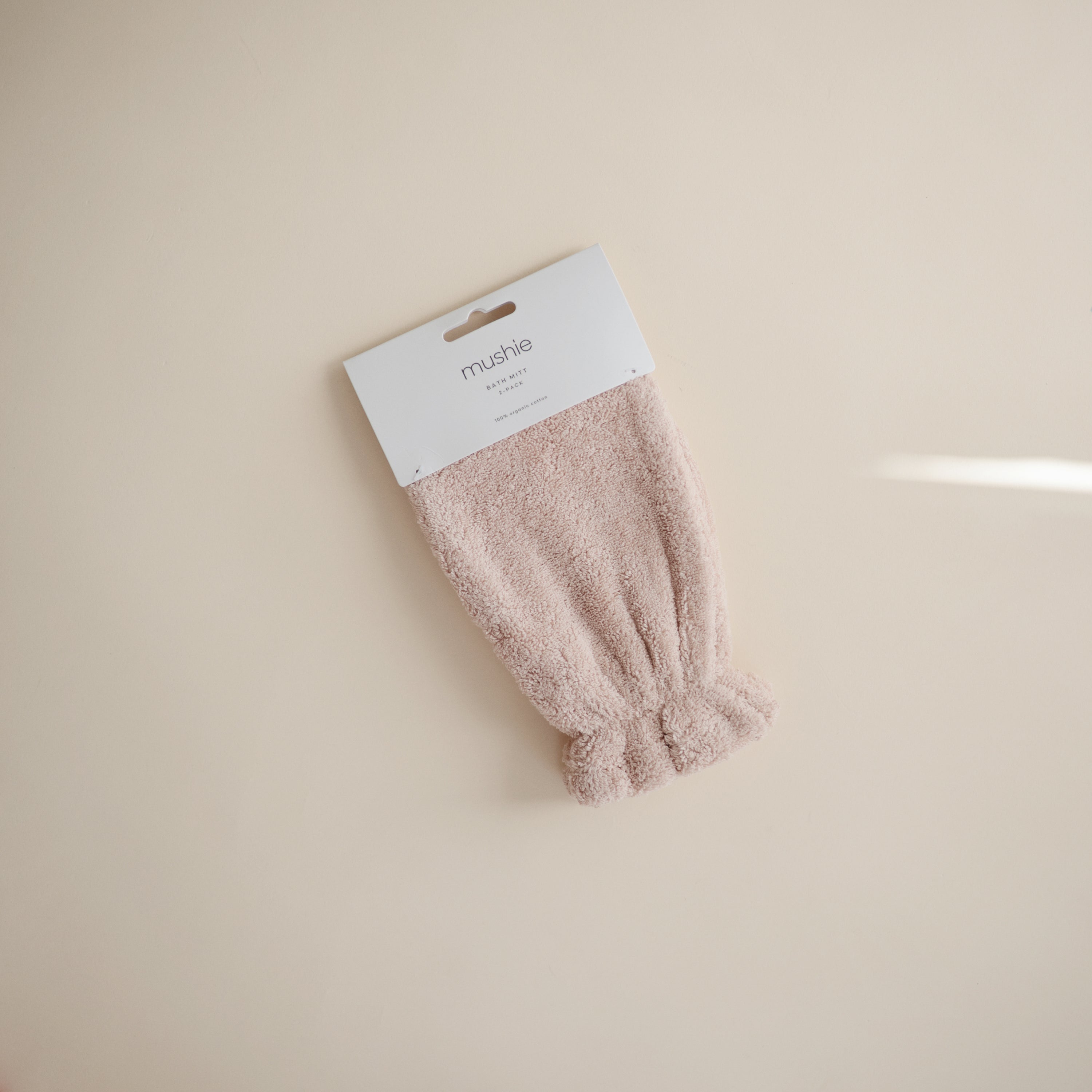 Organic Cotton Bath Mitt 2-pack