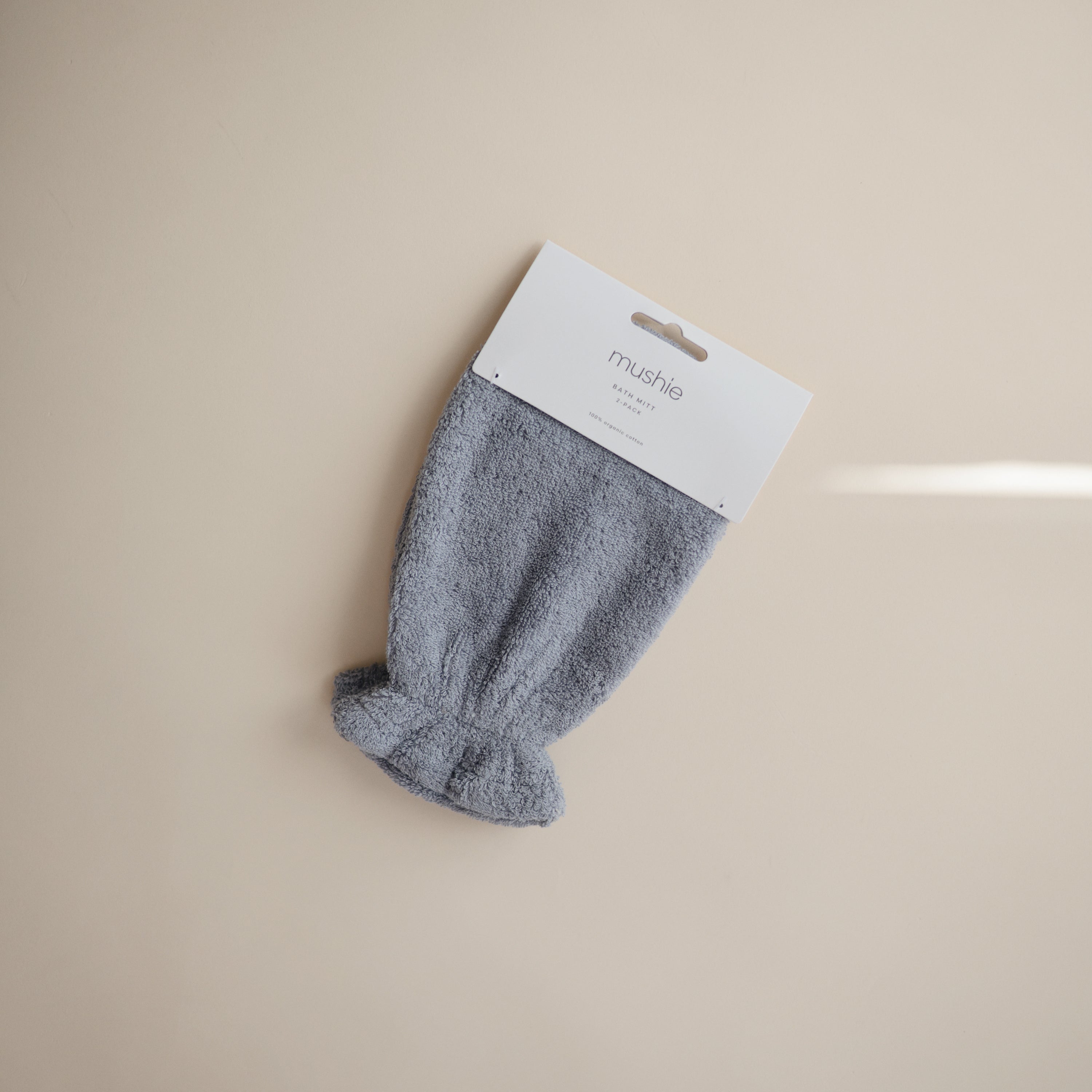 Organic Cotton Bath Mitt 2-pack