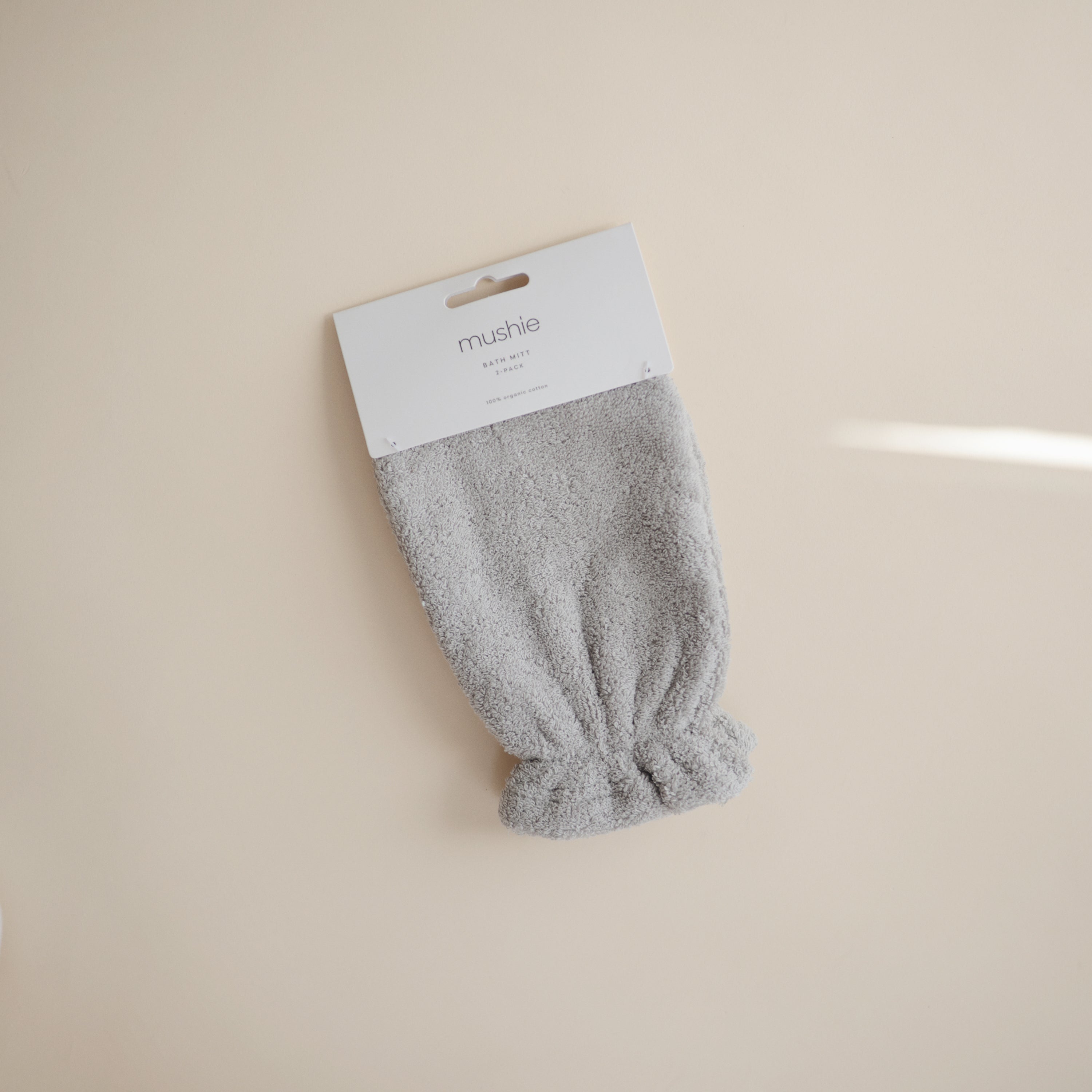 Organic Cotton Bath Mitt 2-pack