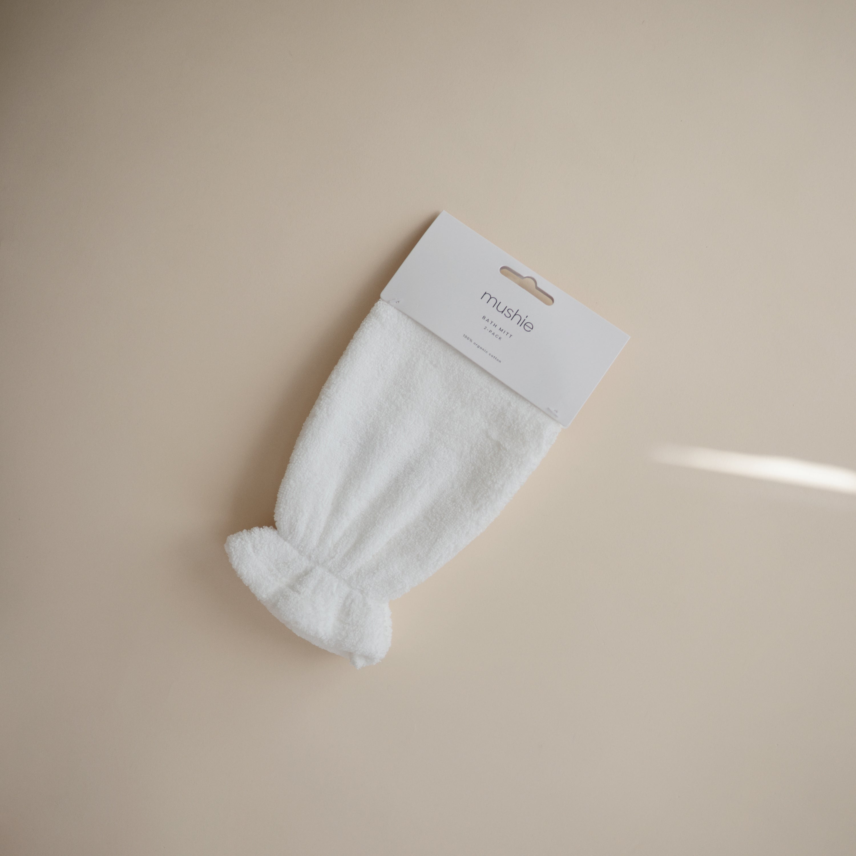 Organic Cotton Bath Mitt 2-pack