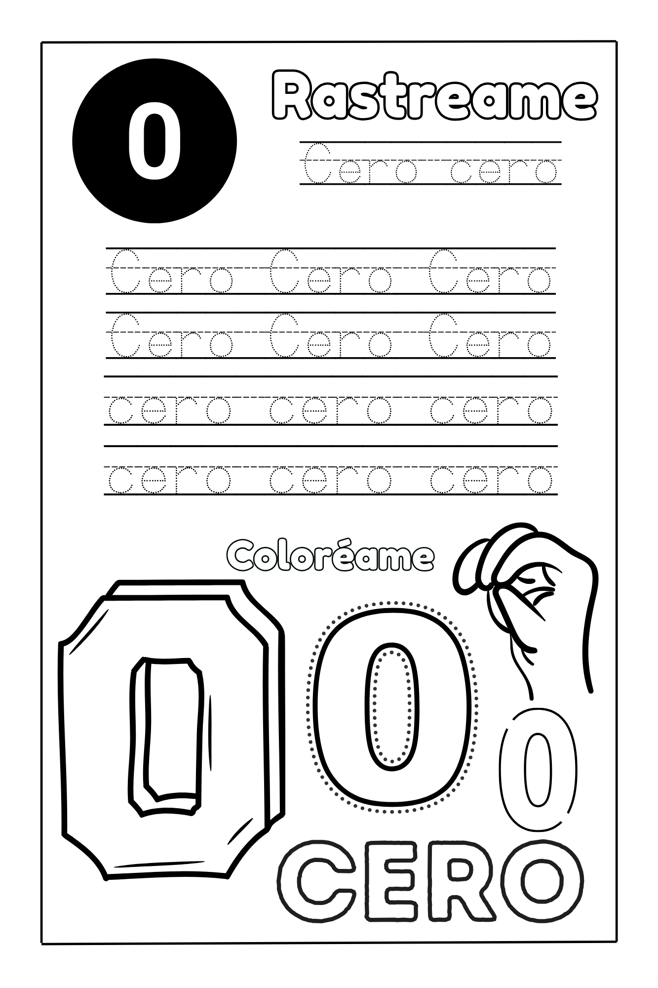 Preschool Essentials Trace Lines, Colors, Shapes, And Numbers Coloring Book: Spanish Version