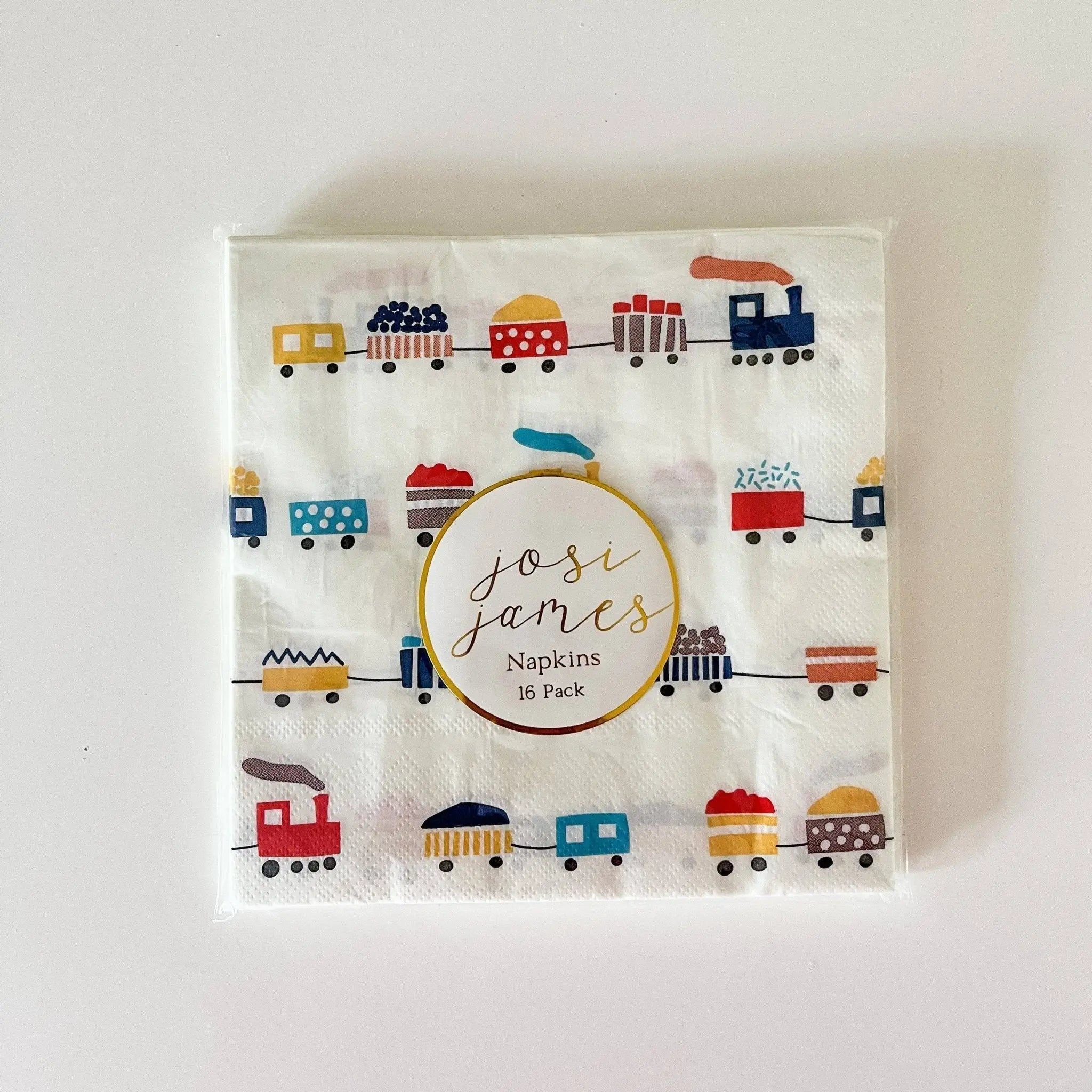Train Napkins Large