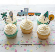 Steam Train Toppers (set Of 12)