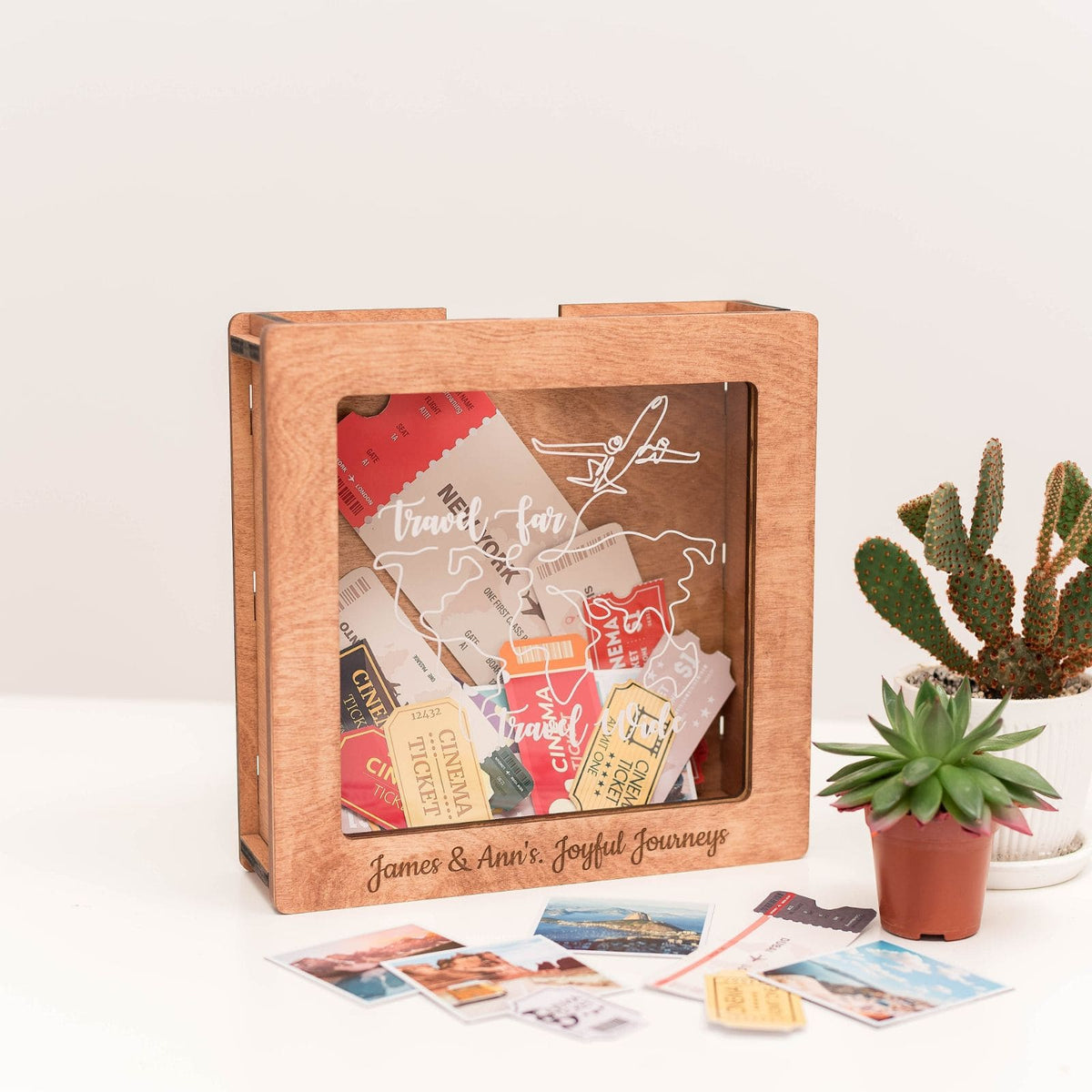 Bundle: Map, Flags Pins, Travel Box