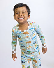 My First National Parks Trip Bamboo Toddler Pajamas | Two-piece Adventure Sleepwear |