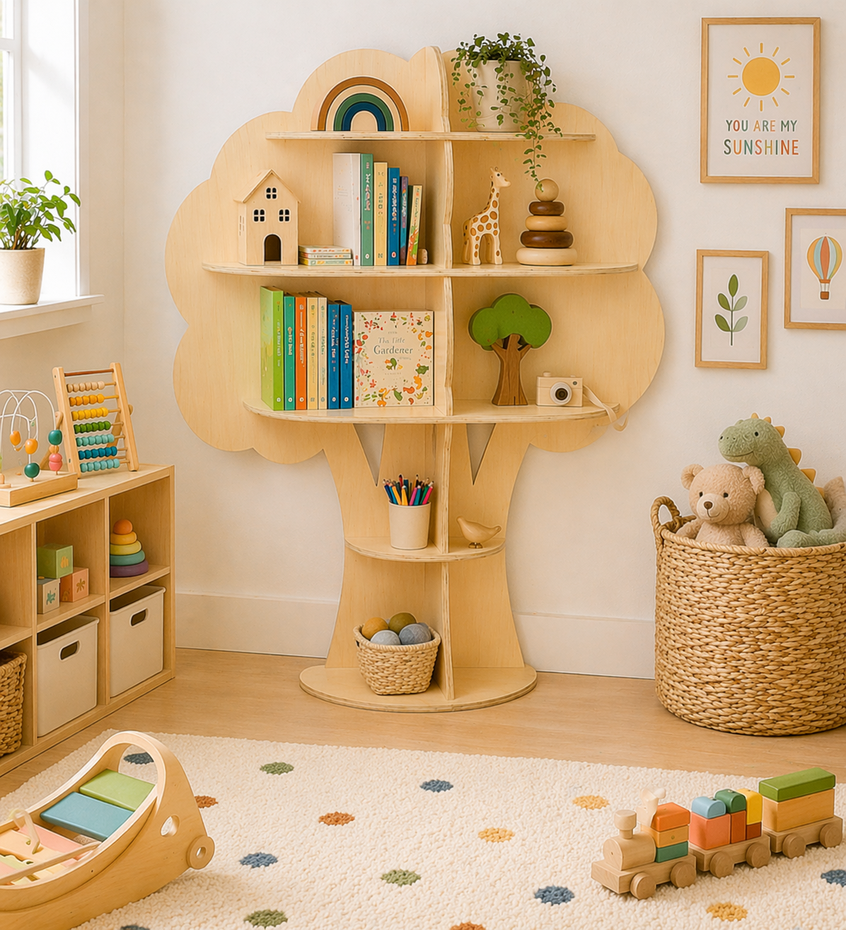 Summer- Tree Bookshelf
