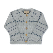Jacquard Knit Cardigan