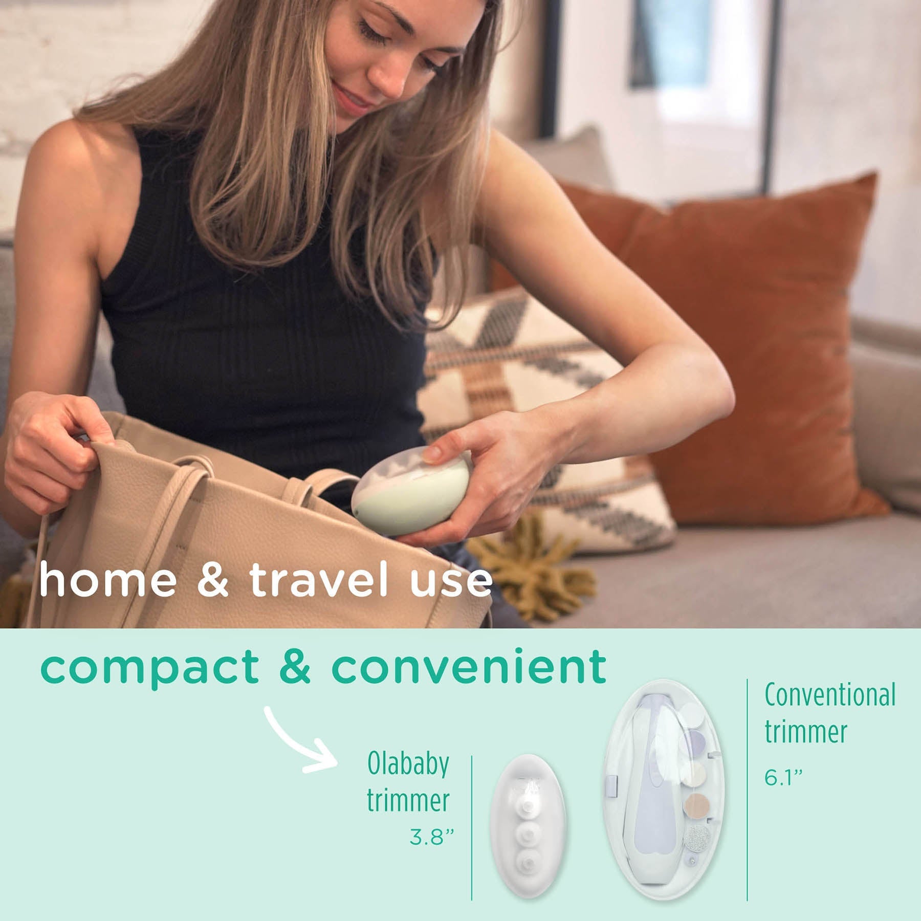 Electric Nail Trimmer For Safely Trimming Baby Nails